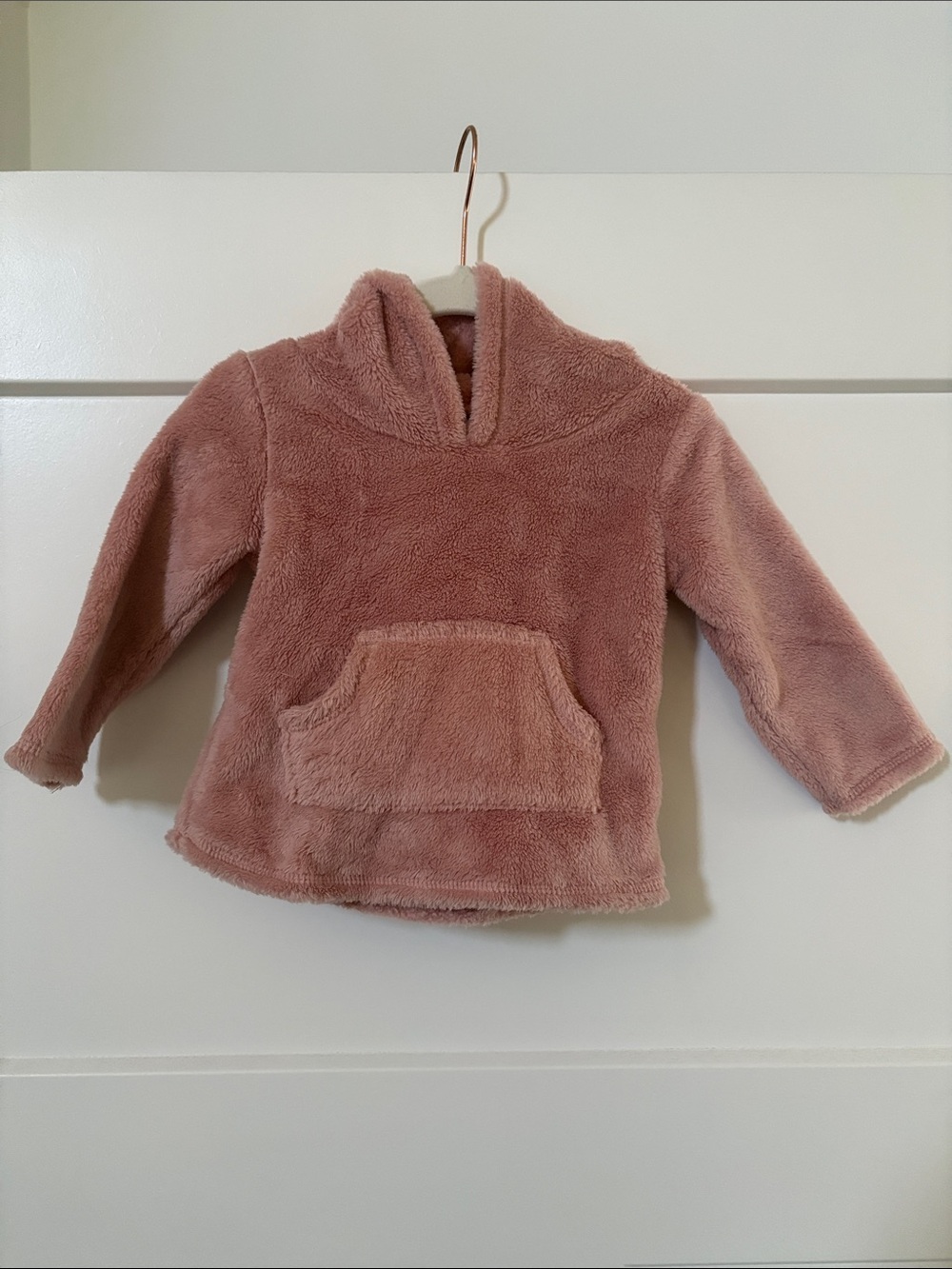 Carter’s Cozy Plush Hoodie for Baby Girl Dusty Rose 9 Months